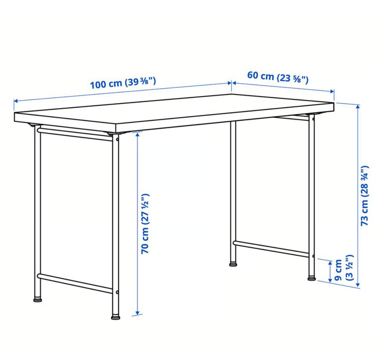 โต๊ะทำงาน IKEA ขนาด 100x60 สภาพดีมาก - 700 บาท (2 จาก 2)