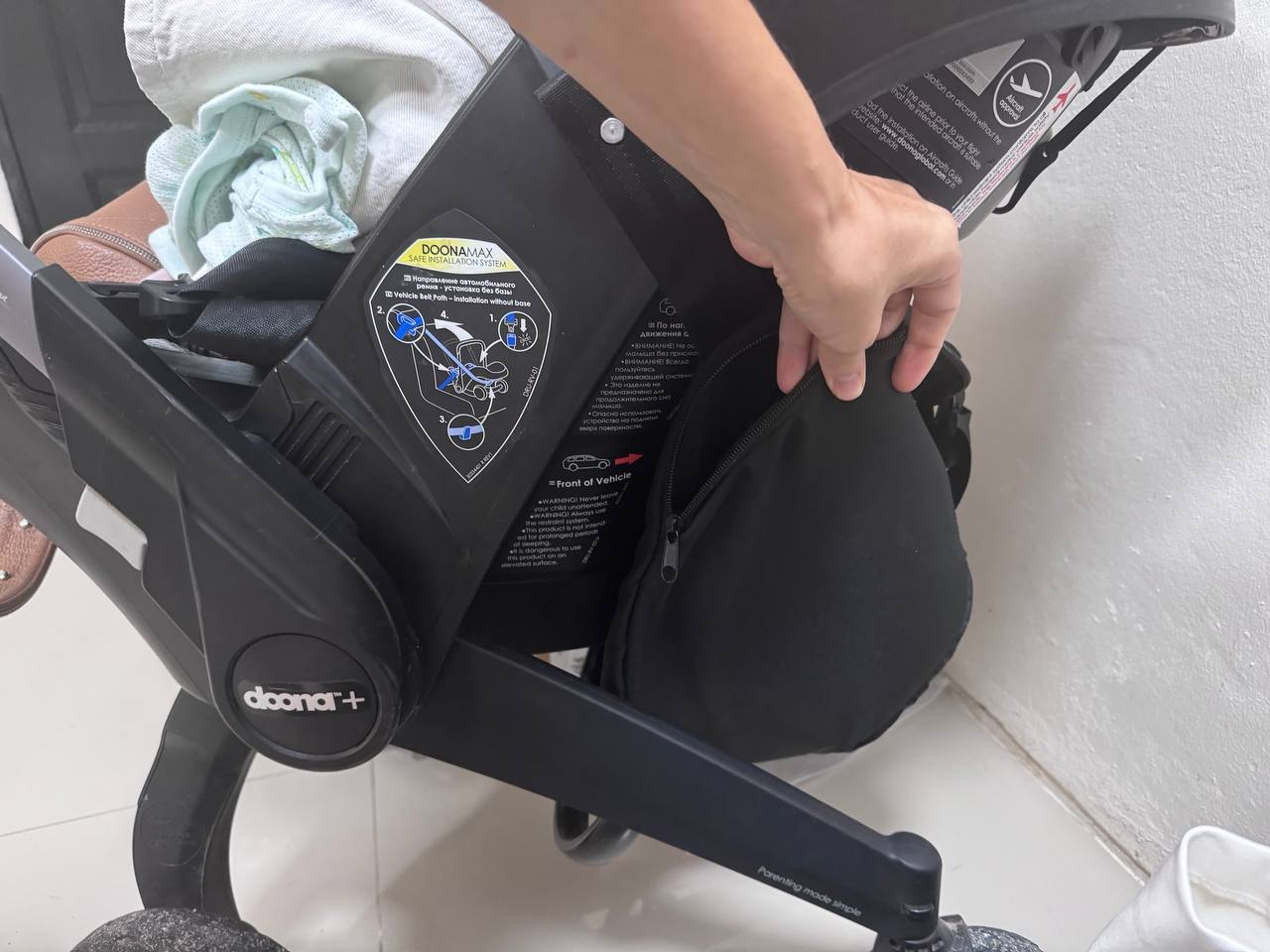 Doona+ stroller car seat, up to 13 kg, excellent condition - 5,000 baht (2 of 3)