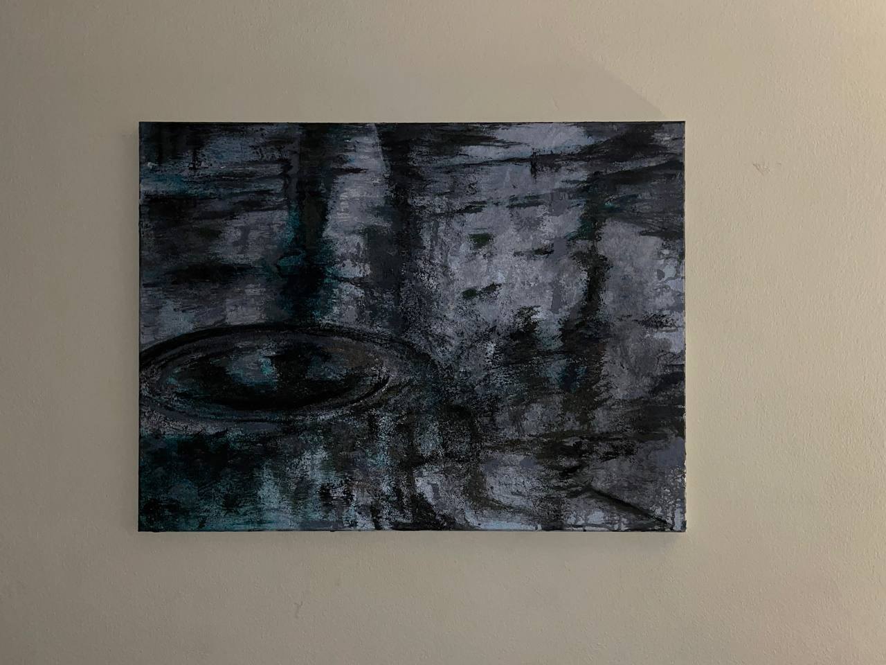 Texture painting with chrome effect, 60x80 cm - 2,000 baht (2 of 4)