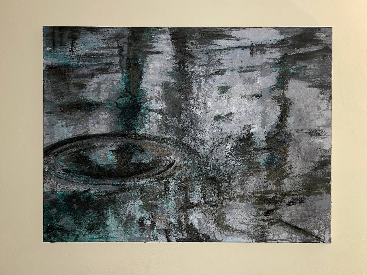 Texture painting with chrome, 60x80 cm - 2,000 baht (2 из 4)