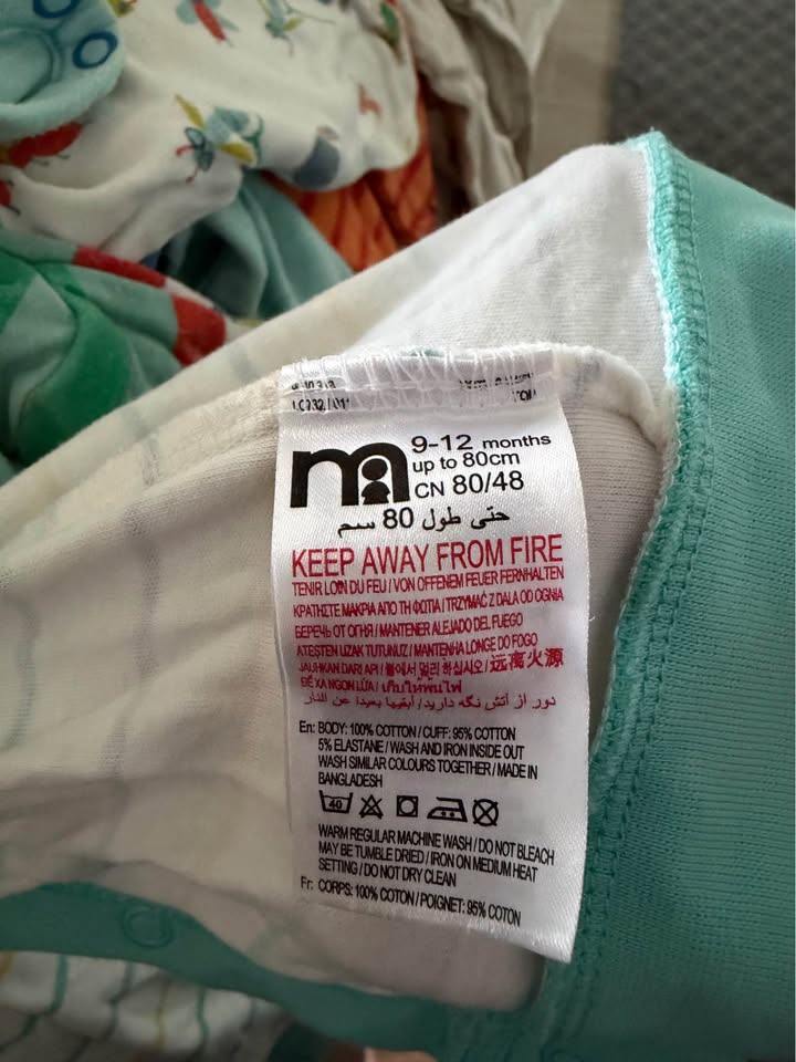 Mothercare baby bodysuits, 7-9 and 9-12 months - 60 baht each (5 จาก 5)