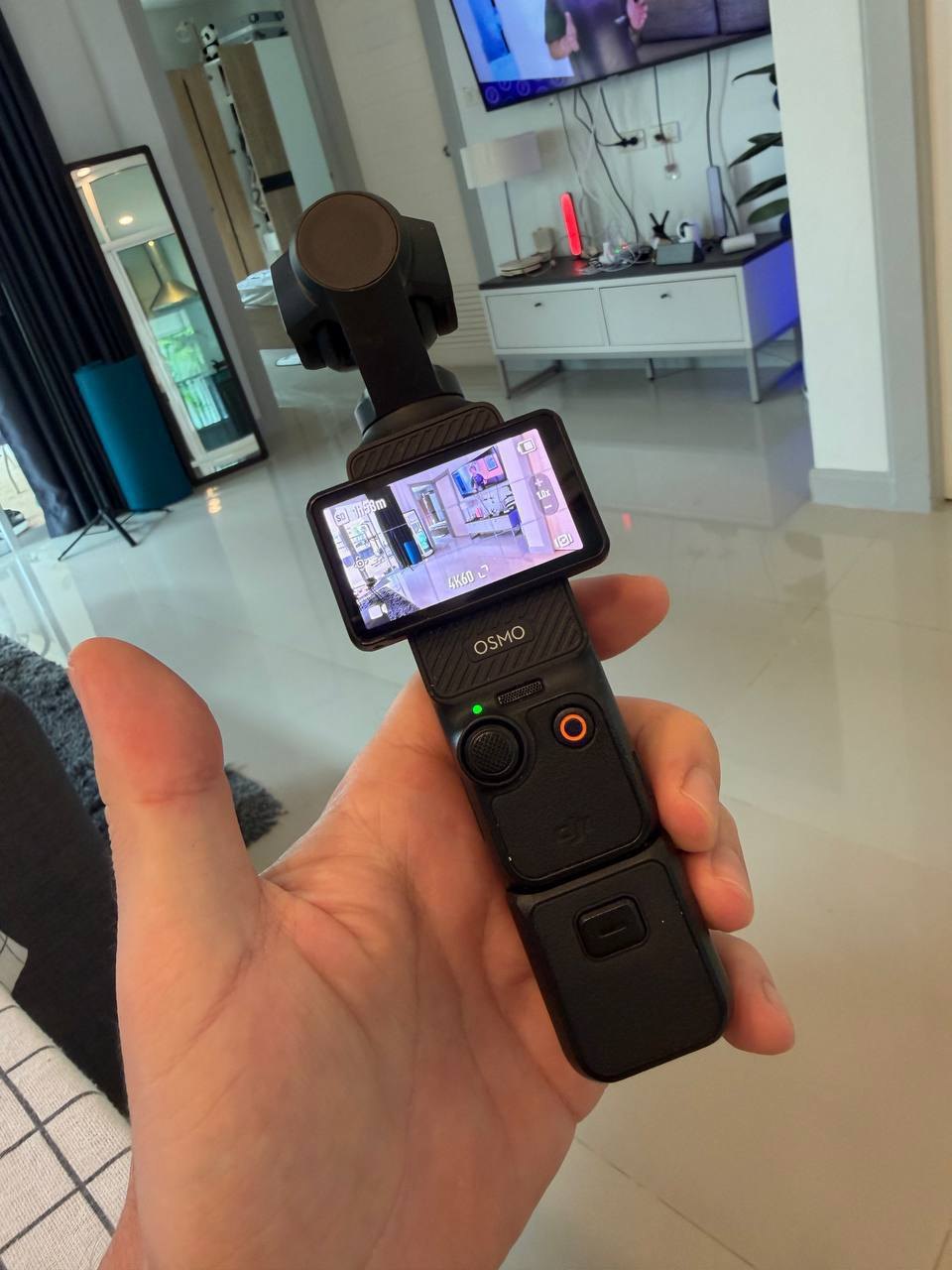 Камера DJI Osmo Pocket 3, идеальное состояние, 2 сменные линзы - 5 000 бат (2 จาก 2)