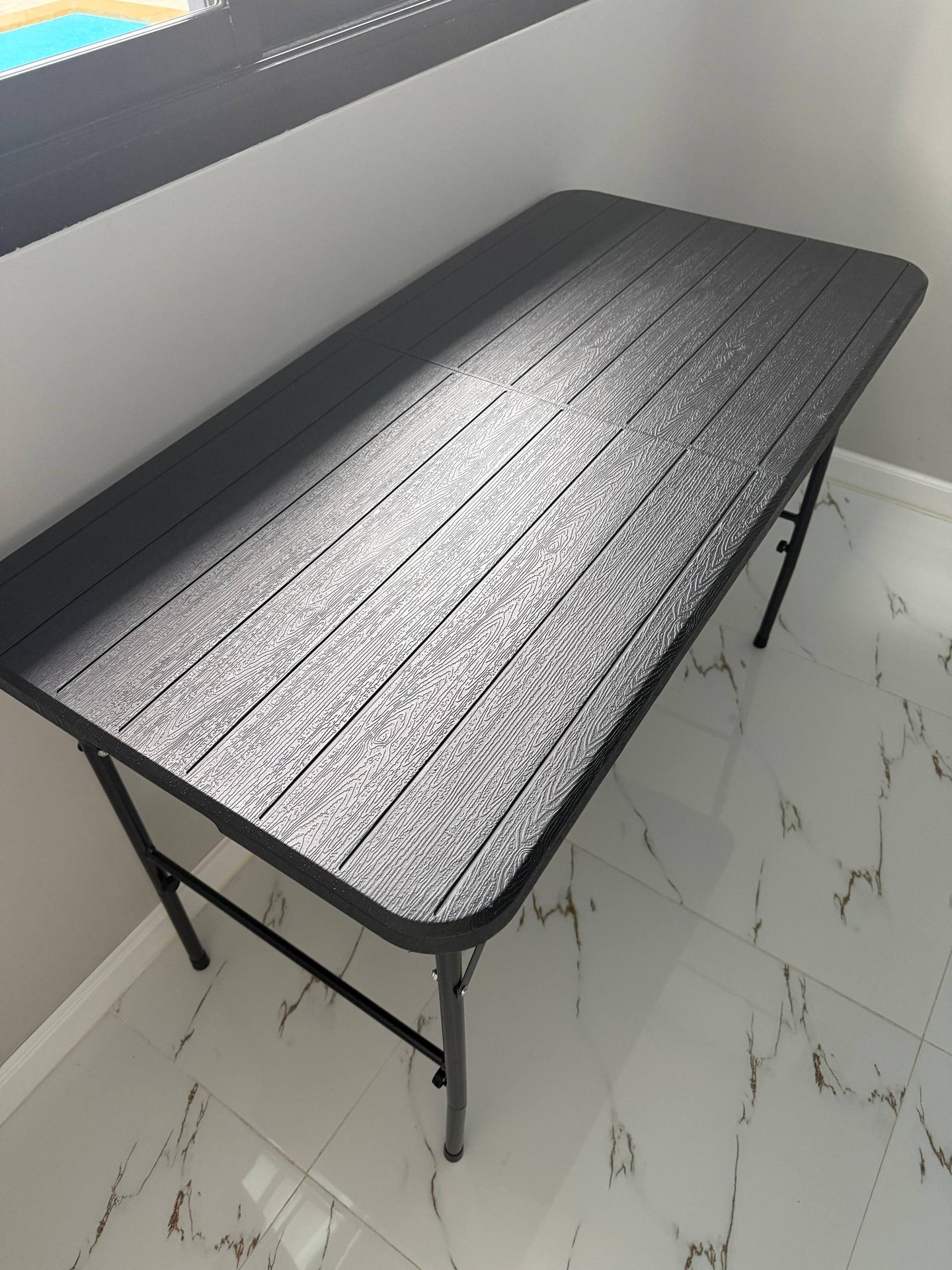 New table 120x60 cm, assembled, pick up Kata - 700 baht (2 of 2)