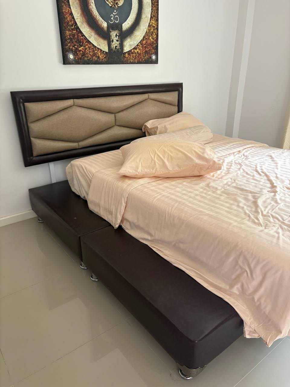 Bed with mattress, set, mattress 30 cm - 8,000 baht (3 of 4)