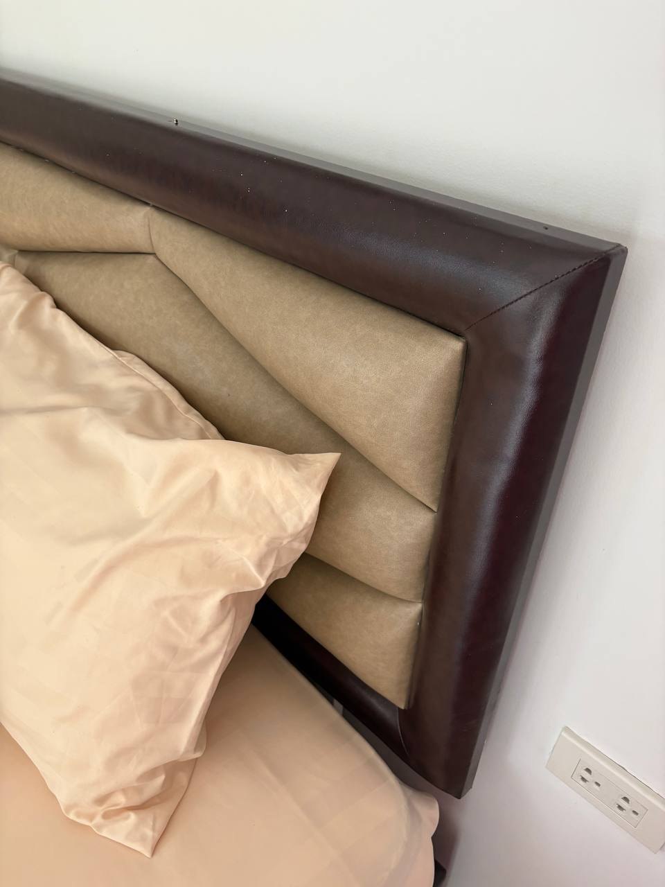 Double bed with mattress, good condition - 3,900 baht (3 of 4)