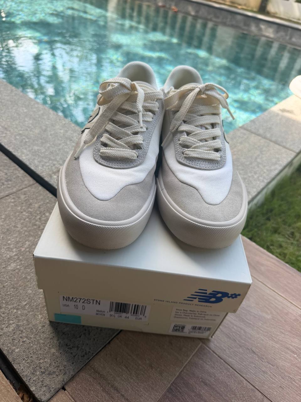 รองเท้าผ้าใบ Stone Island x New Balance 272 Ivory ไซส์ EU 44 ของแท้ - 6900 บาท (4 จาก 4)