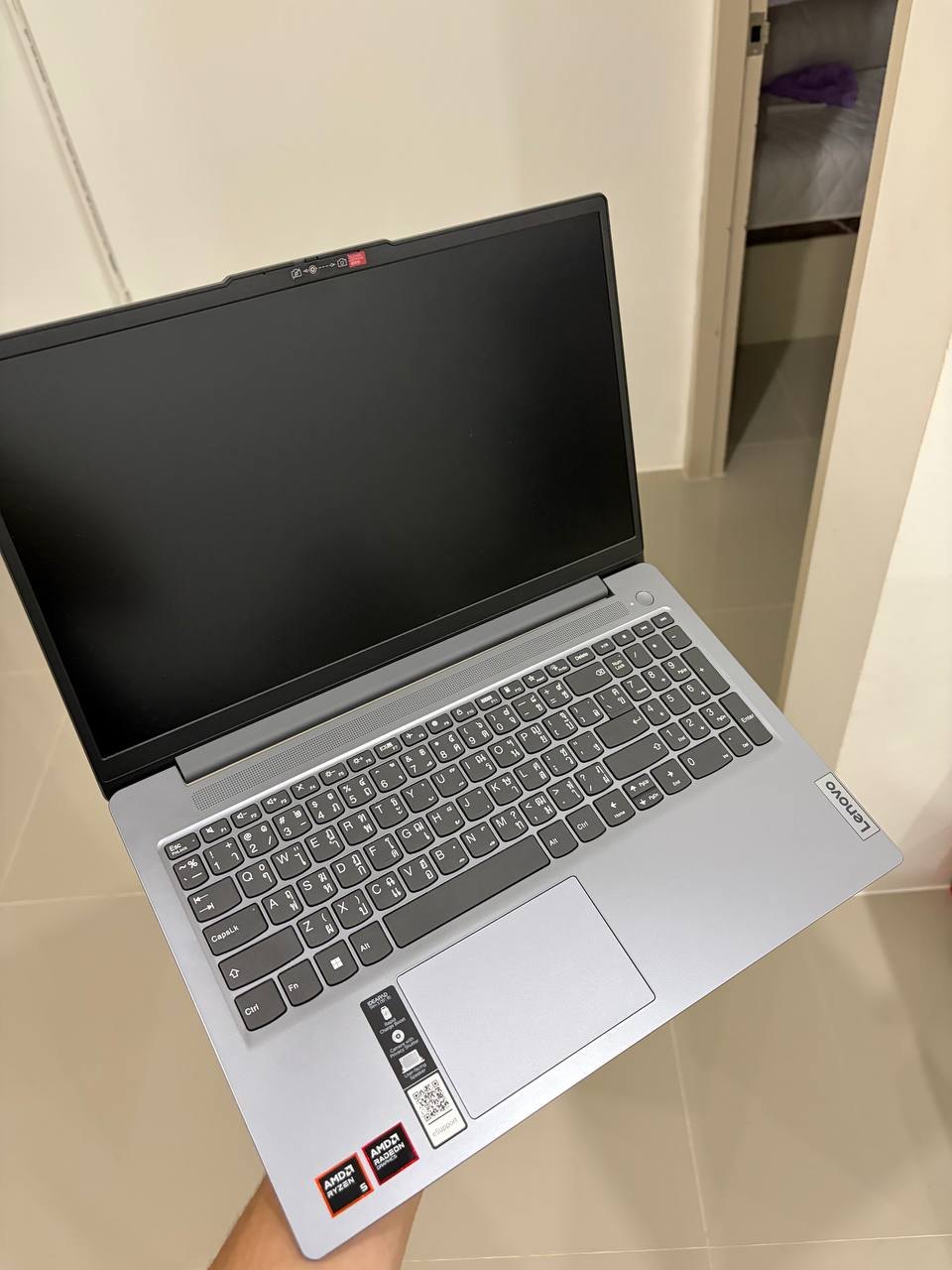 Laptop Lenovo IdeaPad Slim 3, Ryzen 5, 16 GB DDR5, SSD 500 GB - 20,000 baht (4 из 4)