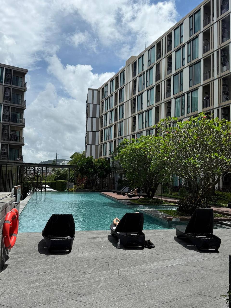 1 bedroom apartment in The Base Uptown, pool view, annual contract - 18,000 baht/month (8 of 8)