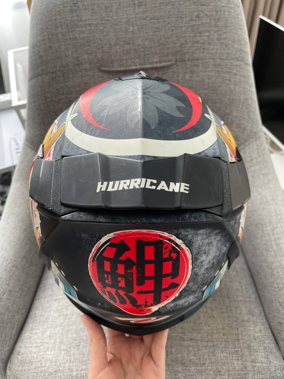 หมวกกันน็อกเต็มใบ Real Hurricane ไซส์ L - 600 บาท (4 จาก 4)