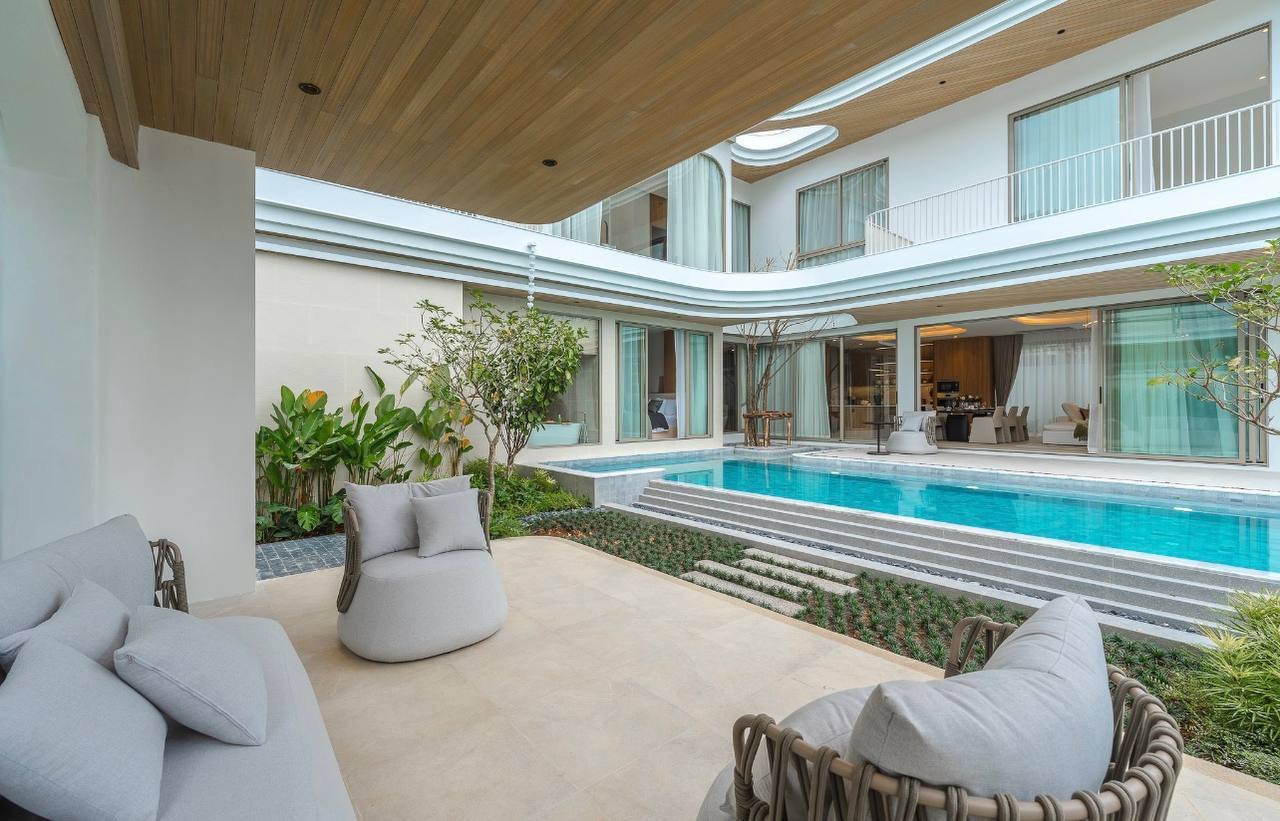 Villa for rent, 4 bedrooms, swimming pool, annual contract - 300,000 baht/month (6 of 8)