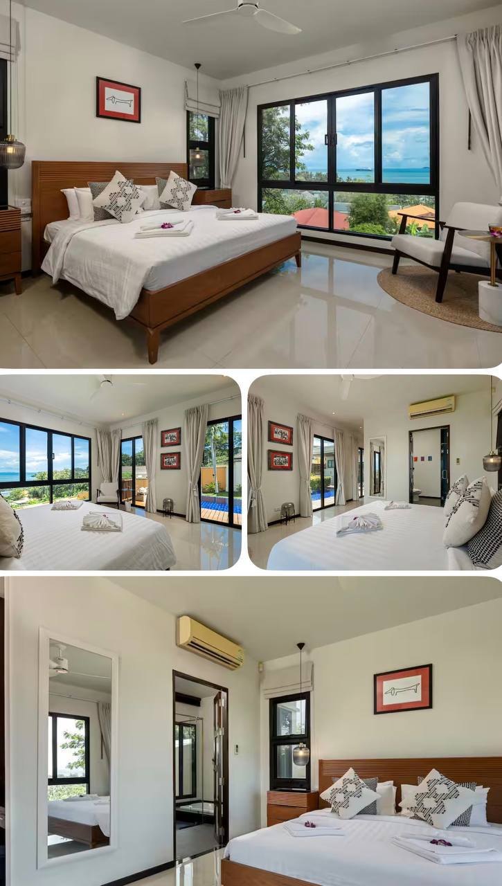 Villa 3 bedrooms, sea view, pool, Ao Yon - 270,000 baht/month (3 จาก 8)