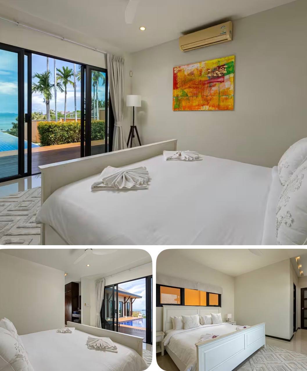 Villa 3 bedrooms, sea view, pool, Ao Yon - 270,000 baht/month (4 จาก 8)