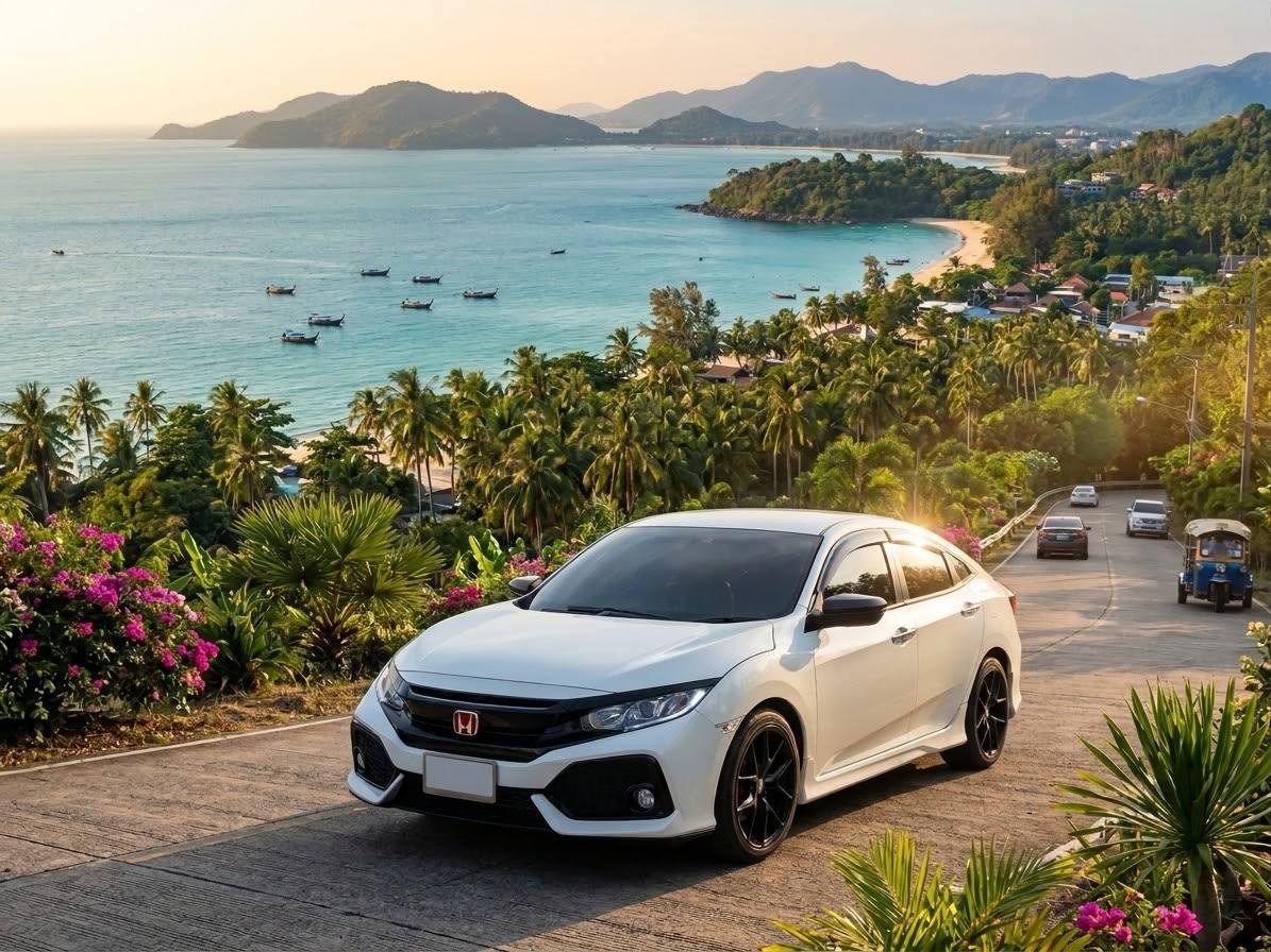 Honda Civic Top Model 2018 в аренду, седан, полная страховка