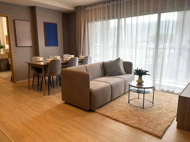 Condo 2 bedrooms, The Base Cherngtalay, 61 sq.m., annual contract - 56,000 baht/month (2 of 8)