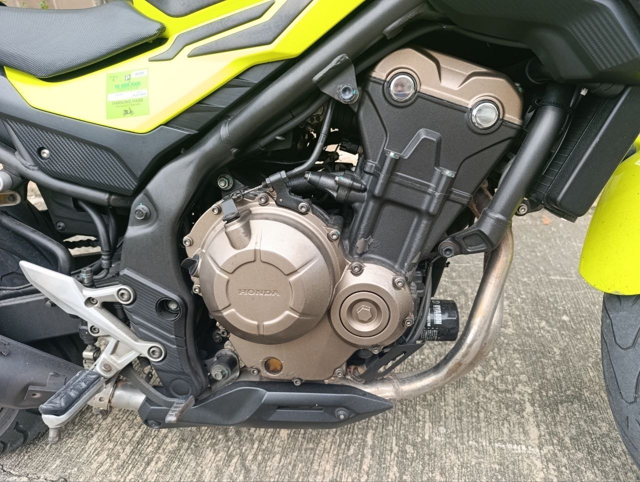 Honda CB500F ปี 2016 วิ่งมา 92,000 กม. มีกล่องท้าย (top case) แถมให้ - 55,000 บาท (3 จาก 4)