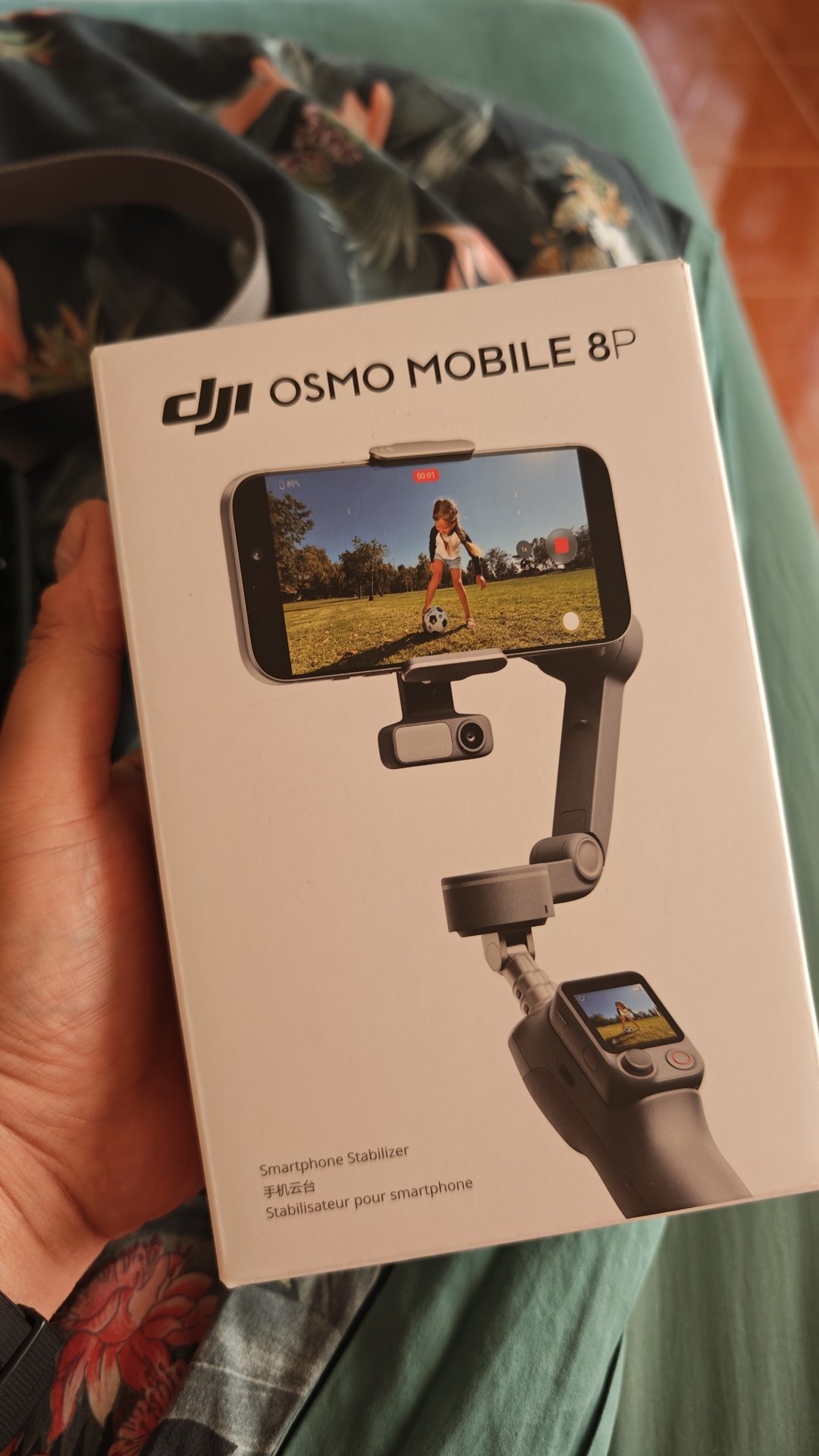 DJI Osmo Mobile 8P, new, turned on 1 time, case included - 5,000 baht (3 of 3)