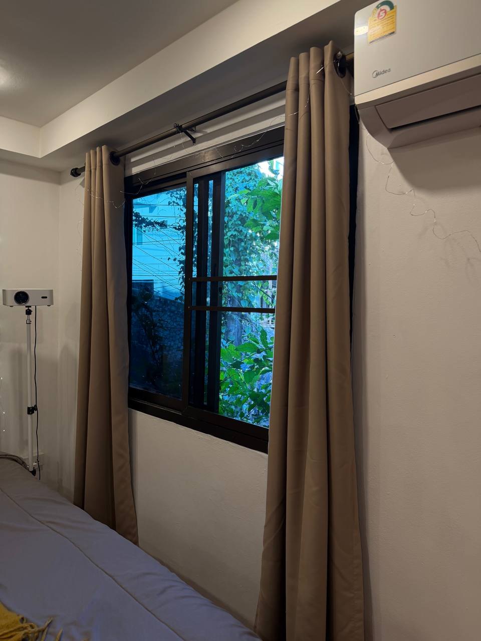 Blackout curtains 210х100 cm, khaki color, 6 pieces - 1200 baht (3 of 4)