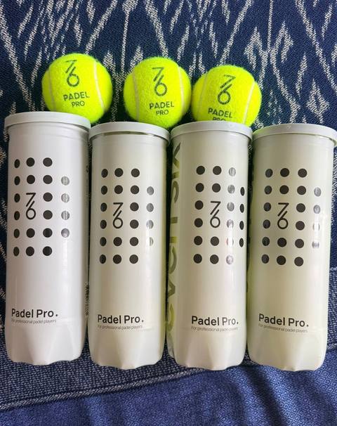 Padel balls 76 Padel Pro, 12 pieces