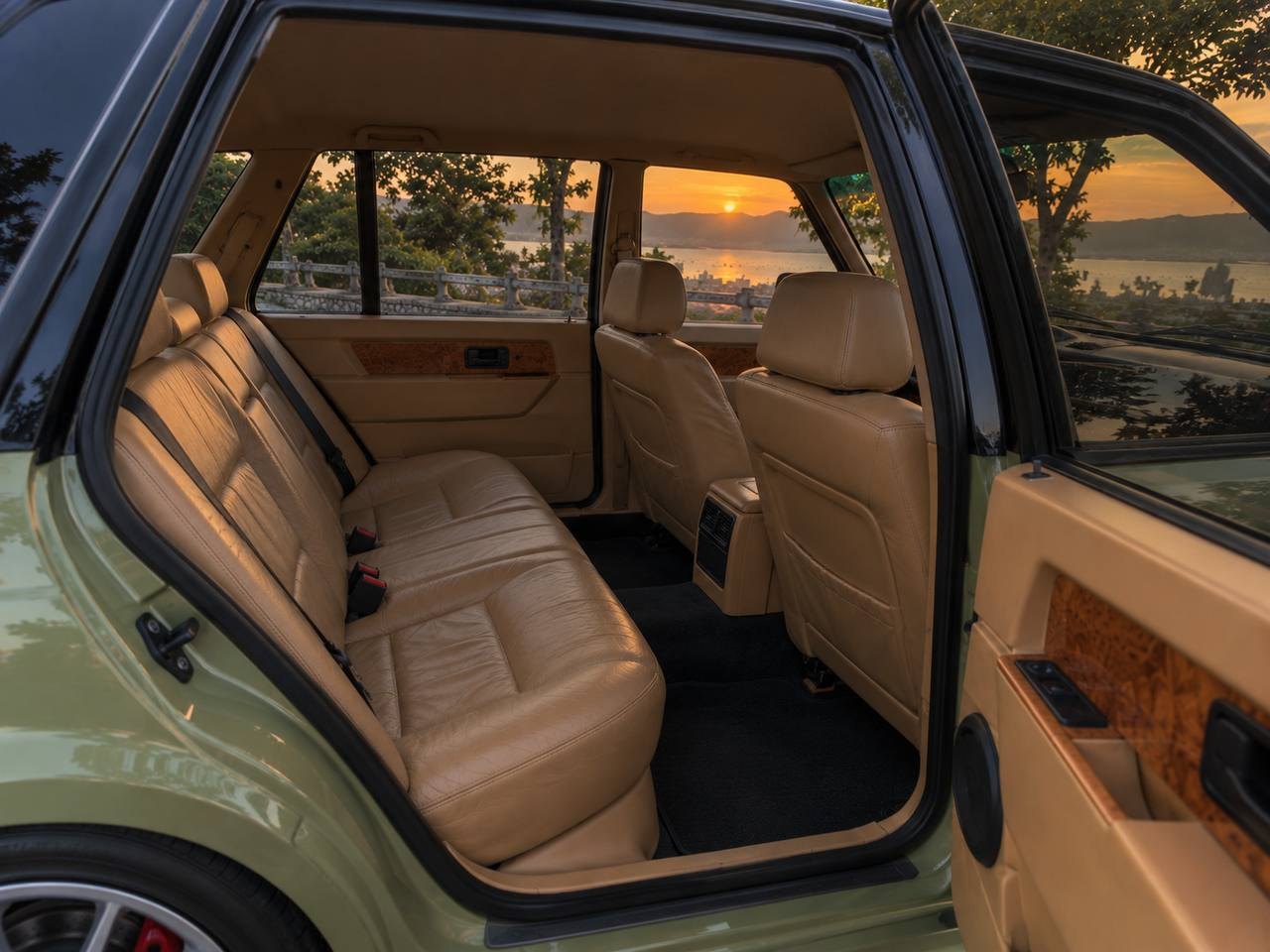 Volvo with 1JZ-GTE Twin Turbo engine, olive body, leather interior - 150,000 baht (4 of 5)