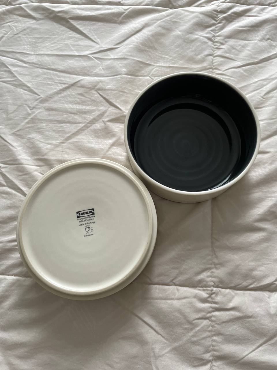 จานชาม IKEA 2 ใบ เส้นผ่านศูนย์กลาง 15 ซม. - 200 บาท (2 จาก 2)