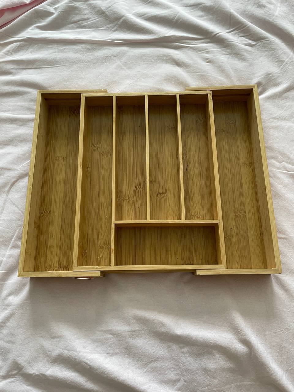 Sliding bamboo organizer, 34x26 cm - 300 baht (2 of 2)