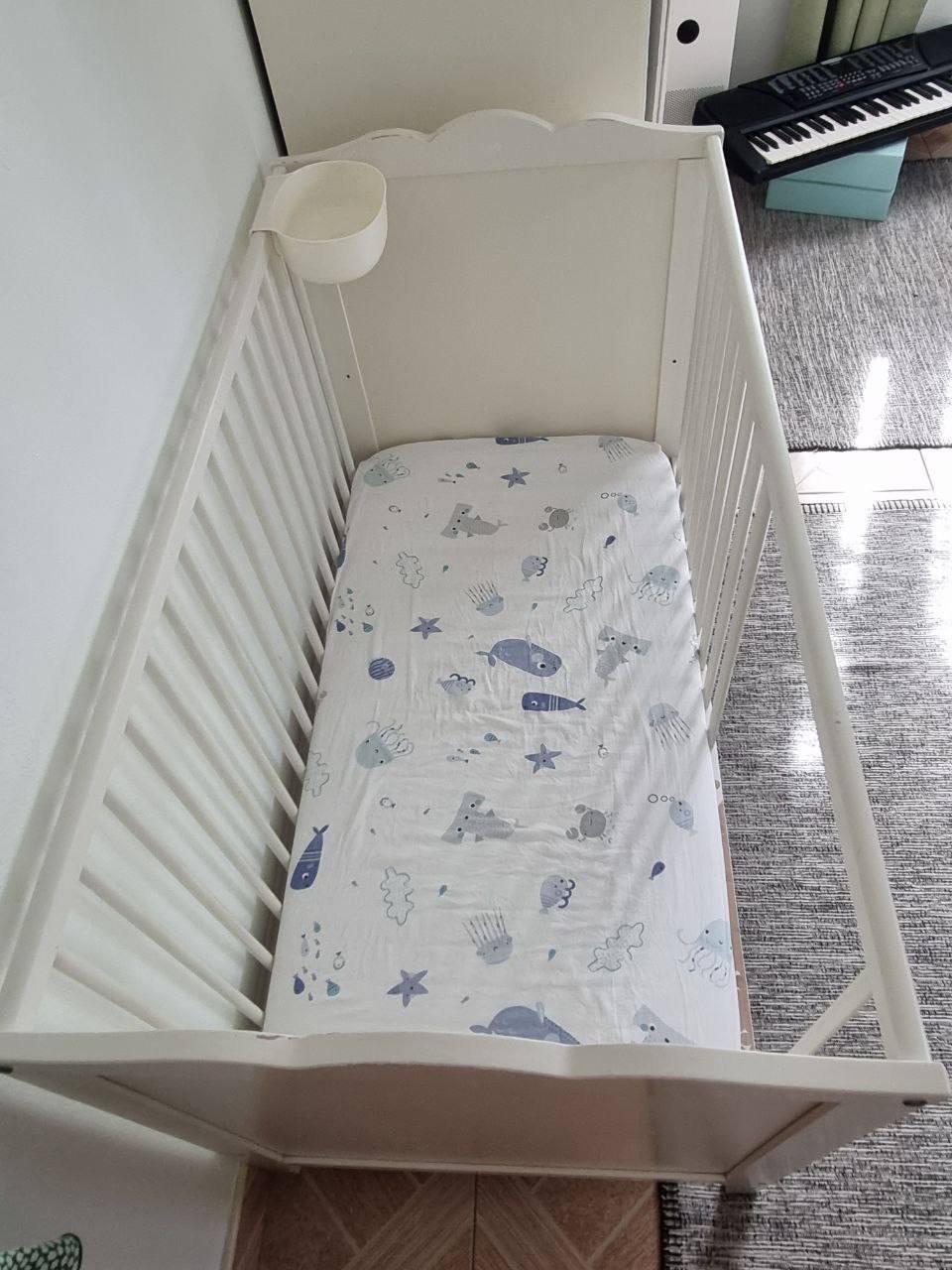 Children's bed with mattress, white - 500 baht (2 of 3)
