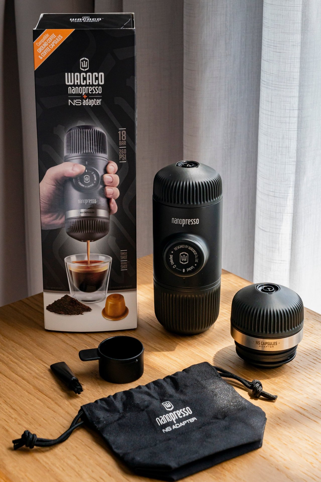 WACACO Nanopresso + NS Adapter Mint Portable Coffee Machine - 2,200 THB (3 of 3)