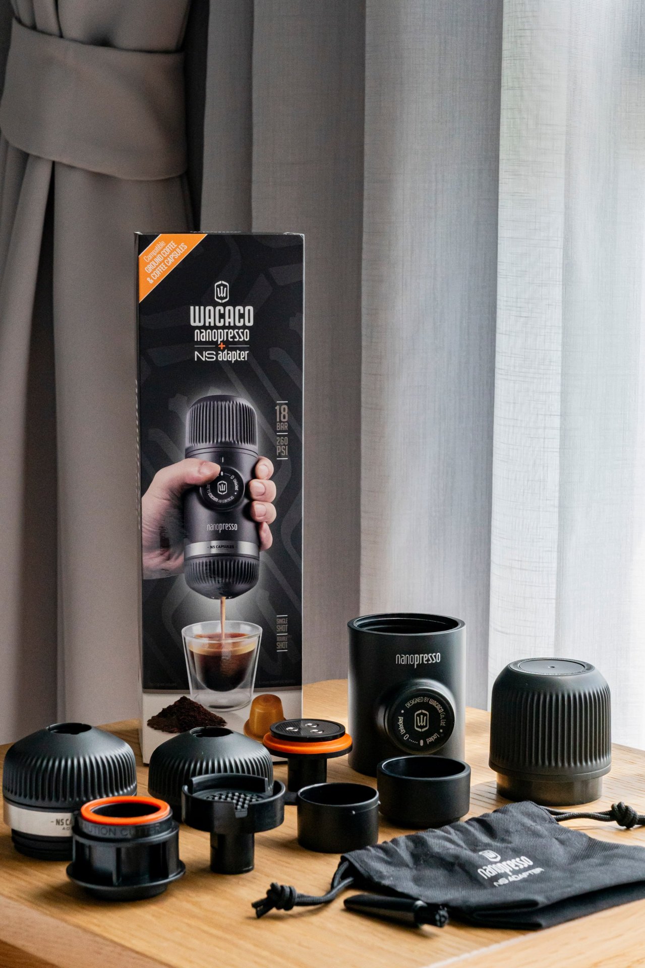 WACACO Nanopresso + NS Adapter Mint Portable Coffee Machine - 2,200 THB (2 of 3)