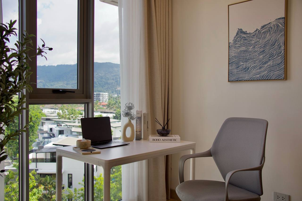 Apartment, 1 bedroom, 40 m², Skypark Celeste, annual contract - 45,000 baht/month (2 จาก 8)
