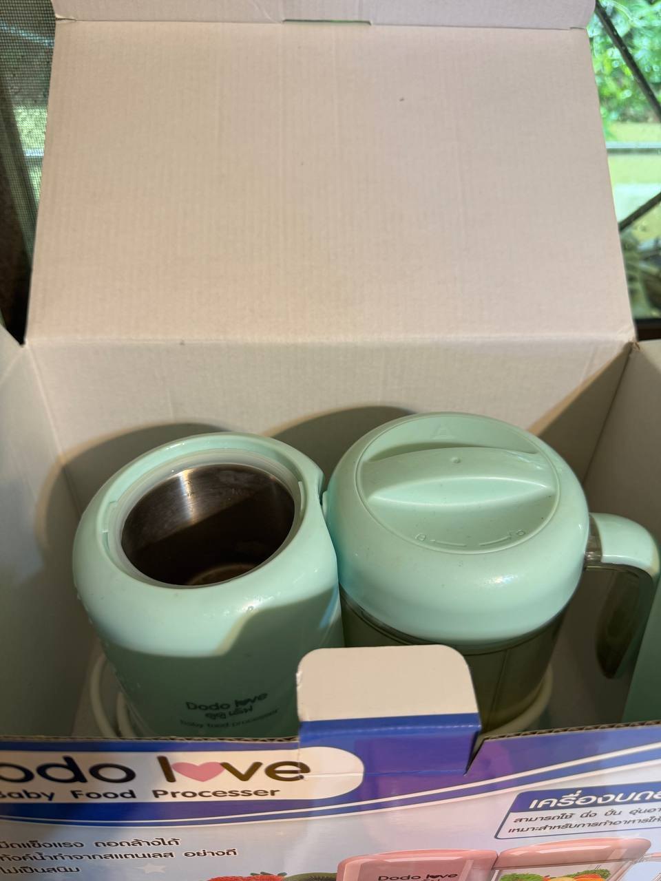 Set for baby food: blender-steamer, nibblers, spoons, jars - 500 baht (2 of 5)
