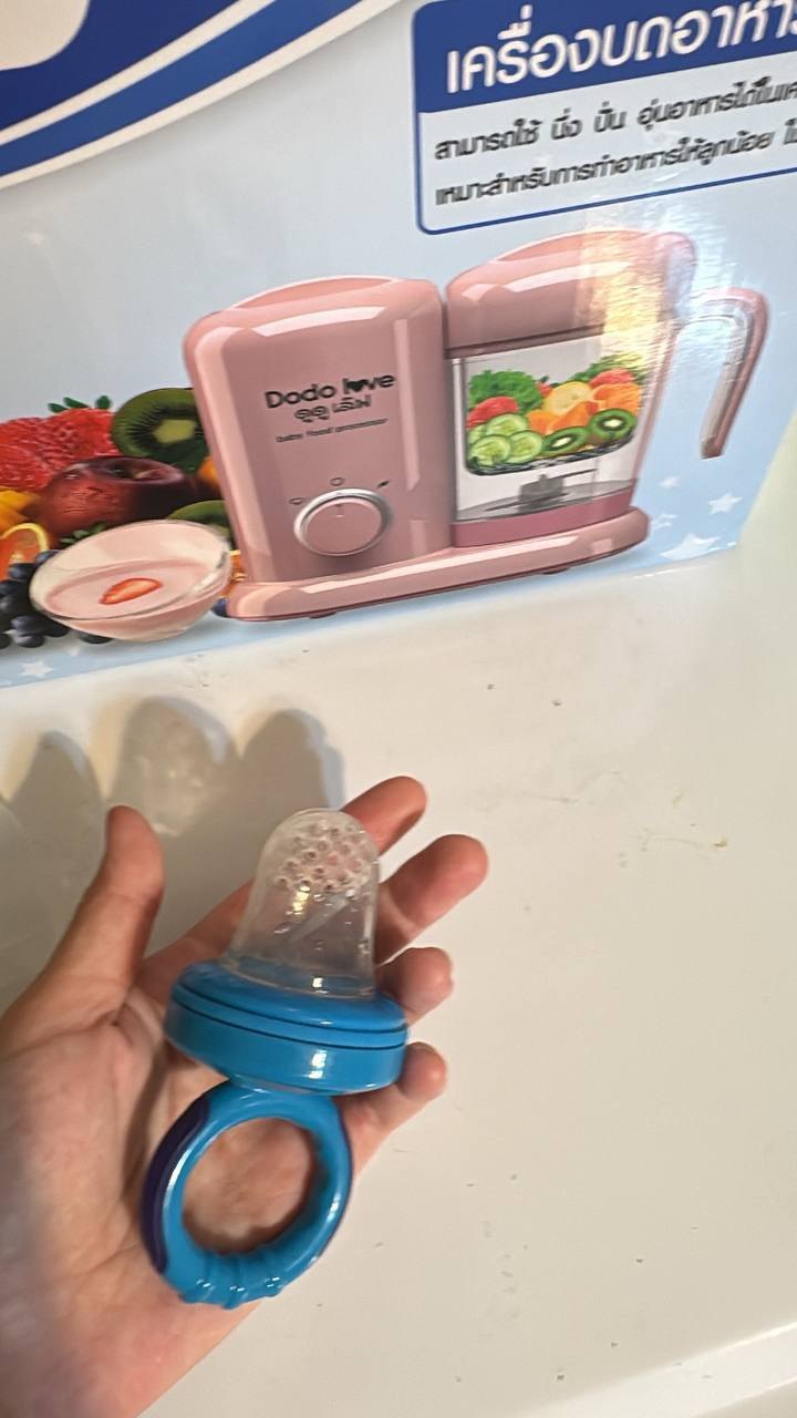 Set for baby food: blender-steamer, nibblers, spoons, jars - 500 baht (5 of 5)