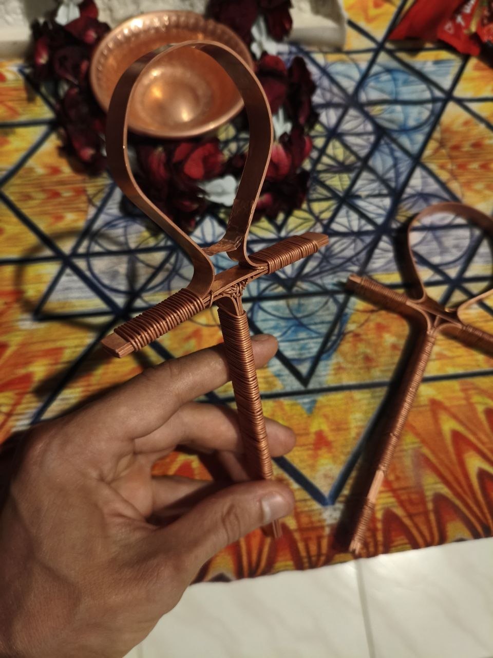 Handmade copper anh, 19x9 cm - 2,000 baht (2 of 2)