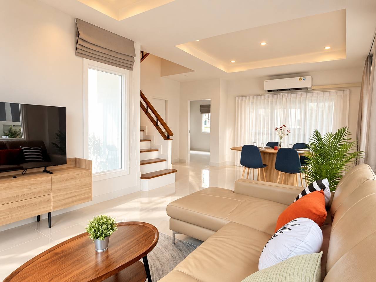 Дом в Supalai Palm Springs, 4 спальни, 3 санузла - 75 000 бат/мес (2 из 8)